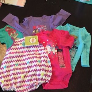 Onesie ranging from 3 months to 12-18 months
